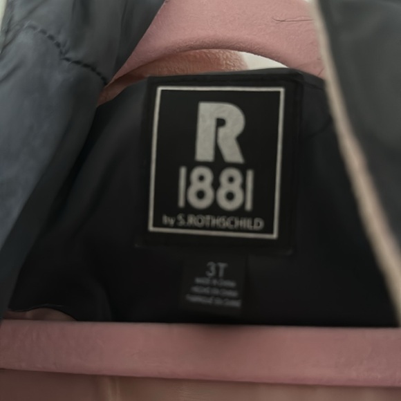 Toddler Girls Gray Puffer Jacket with Fur Trimmed Hoodie - Size 3T - Picture 5 of 10